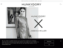 Tablet Screenshot of hunkydory.com